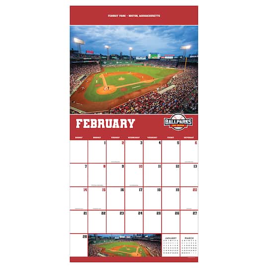 2027 Ballparks Wall Calendar